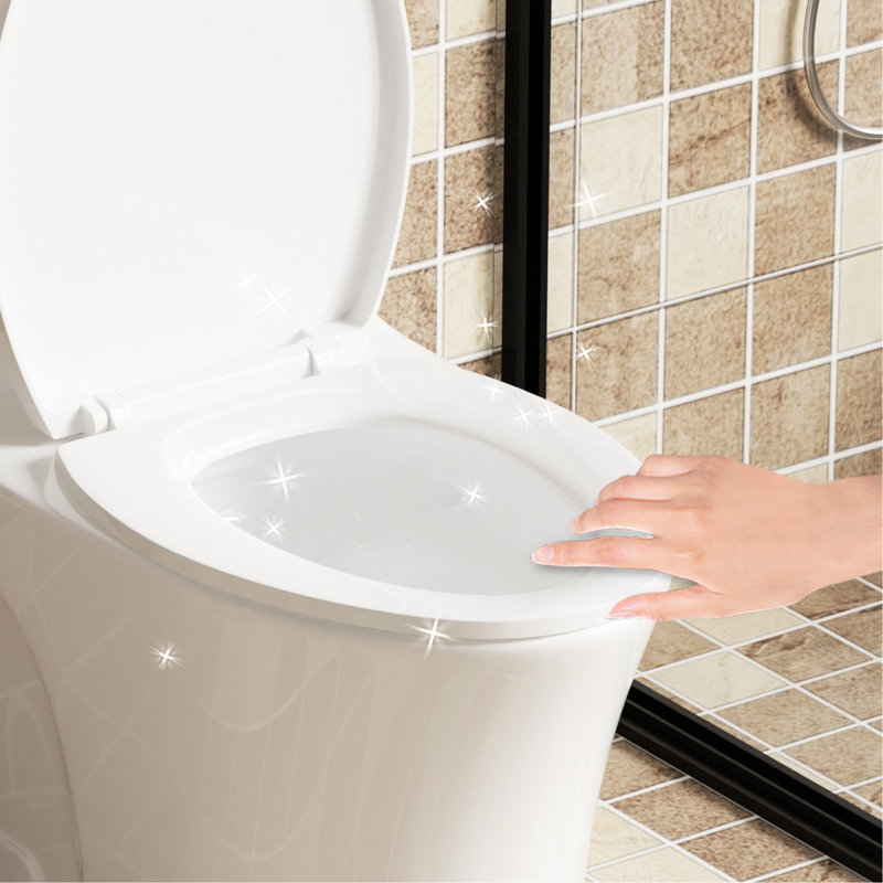 1/1.60 Toilet In Gloss White. Water Saving Bathroom Toilet. Comfort Height. Seat. Elongated Bowl, 1000 Gram Flushing Score. Compliant Toilet, Saving, Soft Closing Bowl Fixture. Performance. Conforming