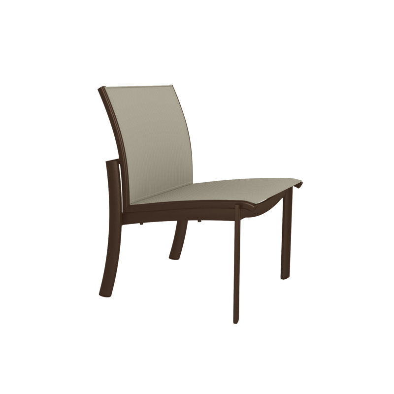 Kor Outdoor Dining Side Chair, Sparkling Water, Greco