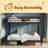 Metal Twin Over Full Bunk Bed For Teens And Adults,Space-Saving/Noise Reduced/No Box Spring Needed,