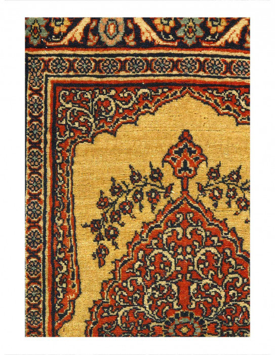 Rust Antique Tabriz 2'X 2'8"