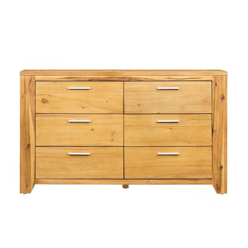 Commode 6 tiroirs 53 x 17 x 31,5 po