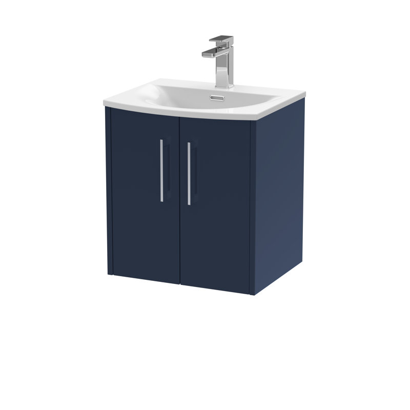 Juno 510mm Single Bathroom Vanity with Drop In Vitreous China Basin