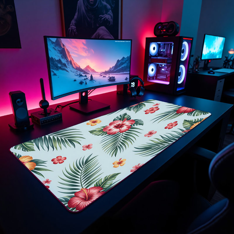 Polyester Desk Pad, 14.4x12.1
