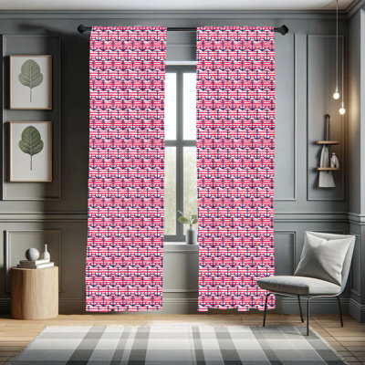Harbour Stripe Semi-Sheer Rod Pocket Sliding Panel