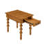 Table de bout en bois massif avec tiroir, table de bout étroite et facile à assembler pour le salon, naturel-207304307
