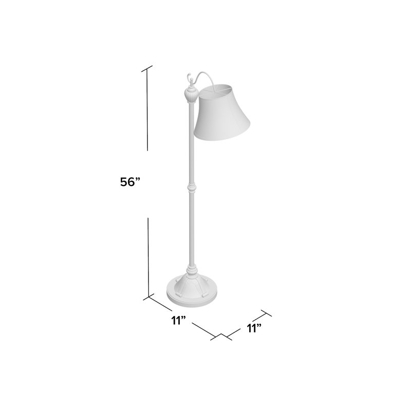 Highline 56'' Bronzed Task Floor Lamp