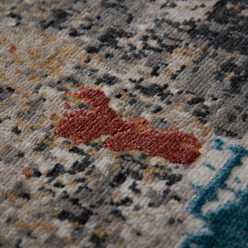 Wool "Hybrid" Power Loomed/Hand Finished Area Rug, Rectangle 5' x 8'