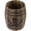 Wood Round Utensil Crock