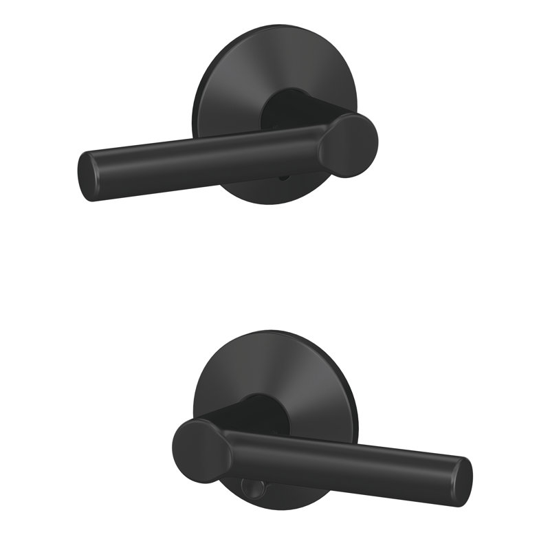 Levier de couloir et de lit sur mesure avec garniture Kinsler, Noir mat
