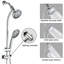 Pomme de douche à main à barre coulissante en acier inoxydable Drillfree-126618628
