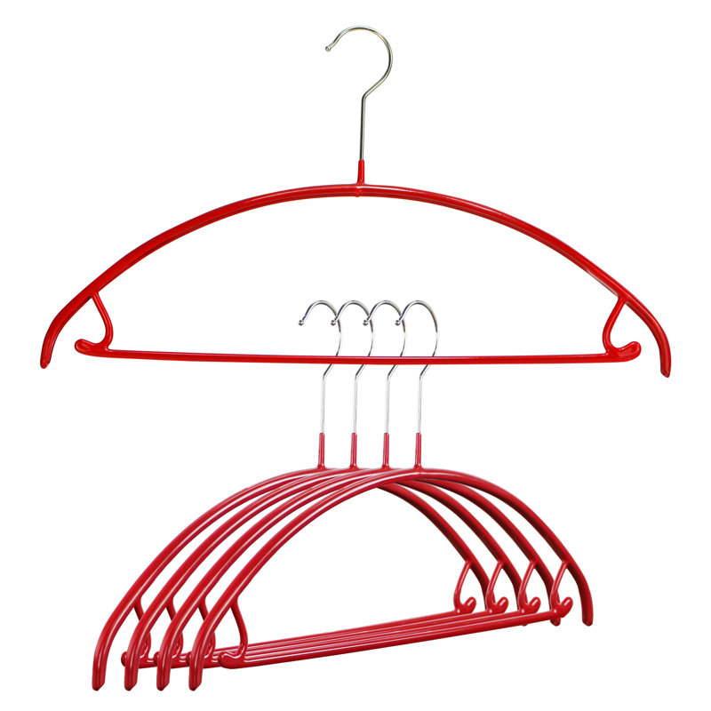 Cintre en métal Euro Skirt, Rouge