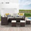 7 Piece Wicker Patio Dining Set-1824843861
