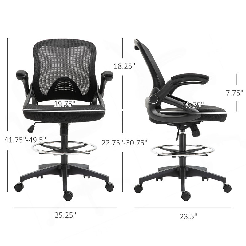 Chaise de dessinateur en filet de qualité supérieure, conception unique, pour les artistes de studio et les professionnels de bureau