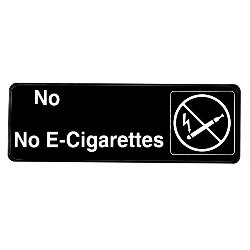 No E-Cigarettes Sign
