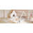 Carys Rustic House Bed With Fence And LED Lights-126134987