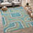 Machine Washable Indoor/Outdoor Chantille ACN2535 Geometric Rug-1229558938-1229558934