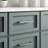 Classica Collection Square Handle Pull - 3" Center to Center Cabinet Pull Brushed Nickel - Contemporary Hardware for Drawers & Cabinets - 25 Pack-70454789-122074338
