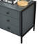 Alva 3 Drawer Bedside Table-118372339