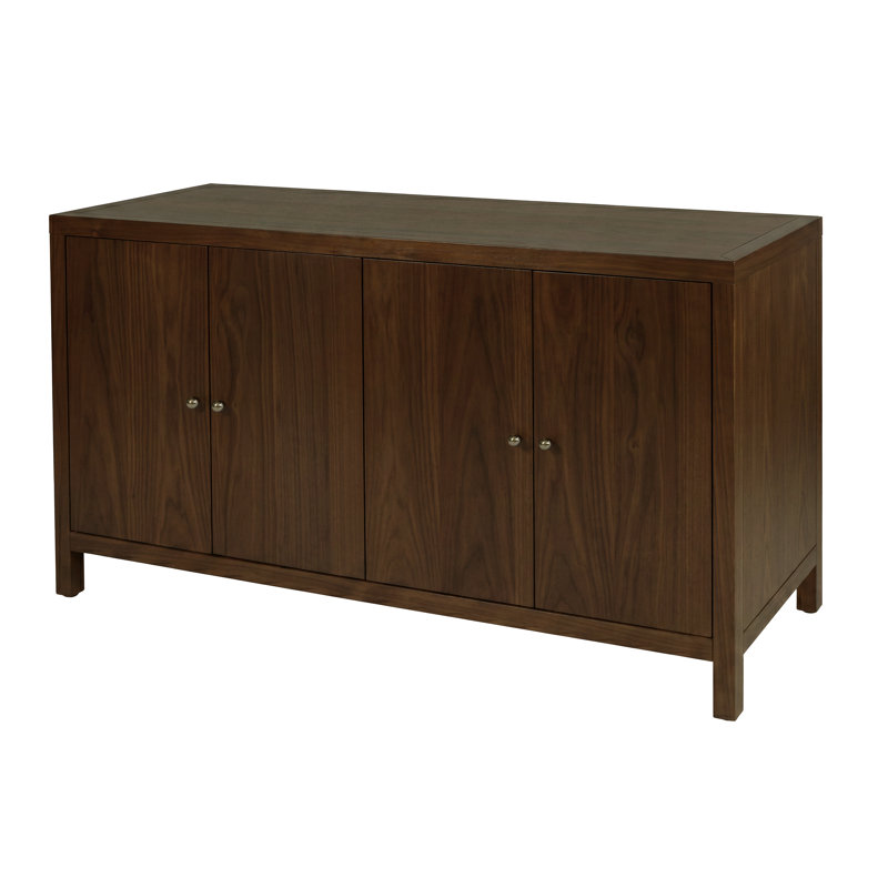 Buffet Celine, l 60 po, brun noyer, Noyer brun