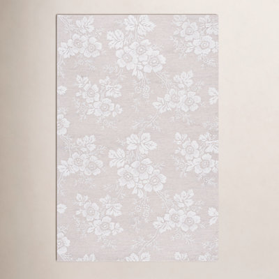 Hand-Tufted Wool Floral Rug