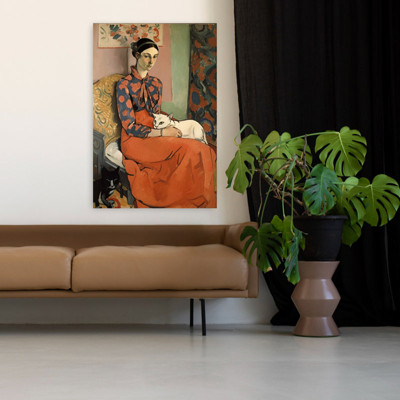 Art contemporain, art contemporain abstrait, H 48 po x l 32 po