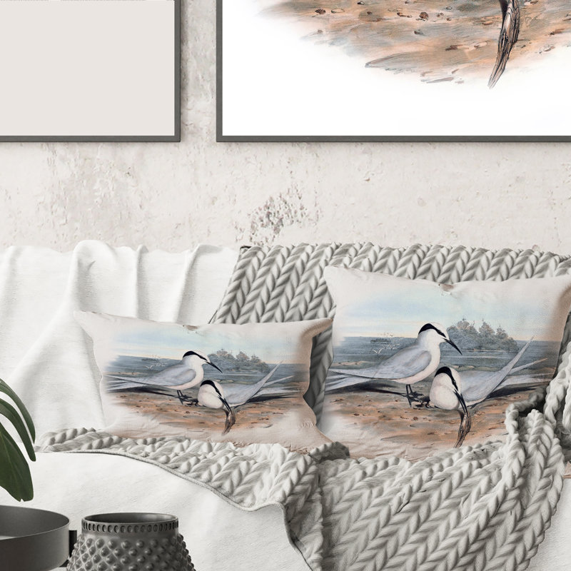 Housse et insert d'oreiller rectangulaire Birds in the Wild