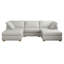 Nestle U Shape, Fixed Back-2041419597