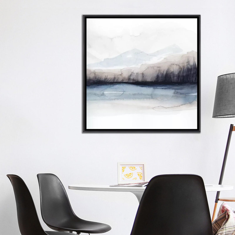 Horizon ombre I - reproduction d'art murale - toile encadrée, H 37 po x l 37 po, Toile à cadre flottant sans passe-partout