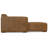 Rex Large L-Shaped 2-Seater Sofa with Left Chaise in Genuine Leather Sectional for Living Room, Modern Style-98294397-98294396