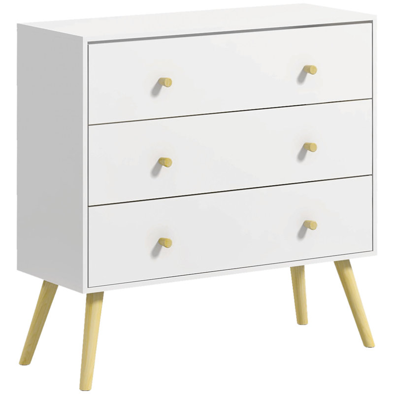 Timpson 80cm W 3 - Drawer Chest of Drawers