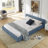 Queen Size Upholstered Bed Frame-1081079198