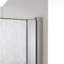  Porte de douche battante semi-sans cadre en nickel brossé et verre de pluie DreamLine-123014991-123014993-123014994
