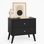 Table de chevet moderne de style Mid-Century à 2 tiroirs, table de chevet, mobilier de chambre à coucher contemporain l 24,75 po x H 25 po x P 16 po Breux Breux
