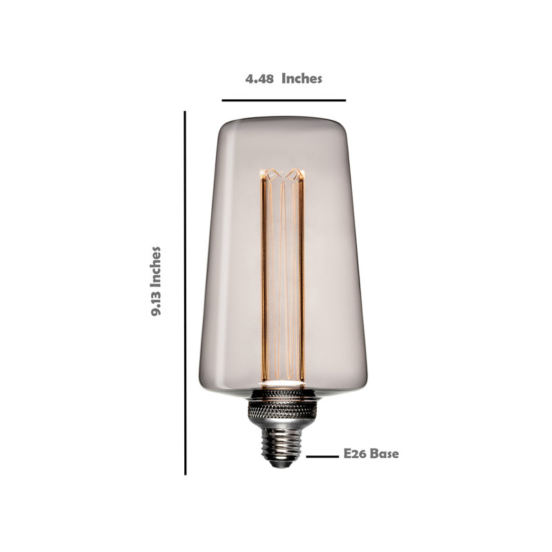 4 watts (équivalent de 40 watts), ampoule à allumage par del, 2200k blanc chaud () e26/base moyenne (standard)