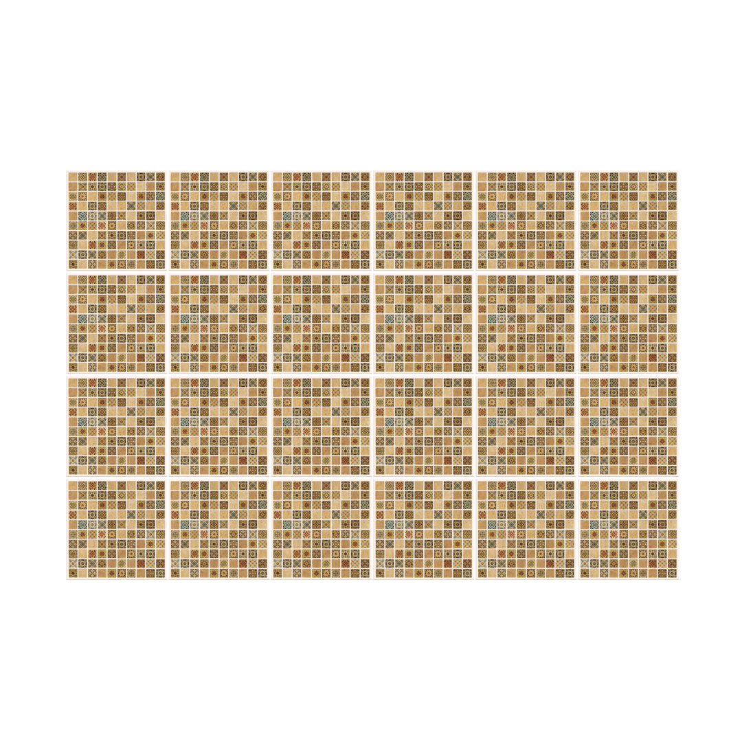 15cm x 15cm PVC Peel & Stick Mosaic Tile