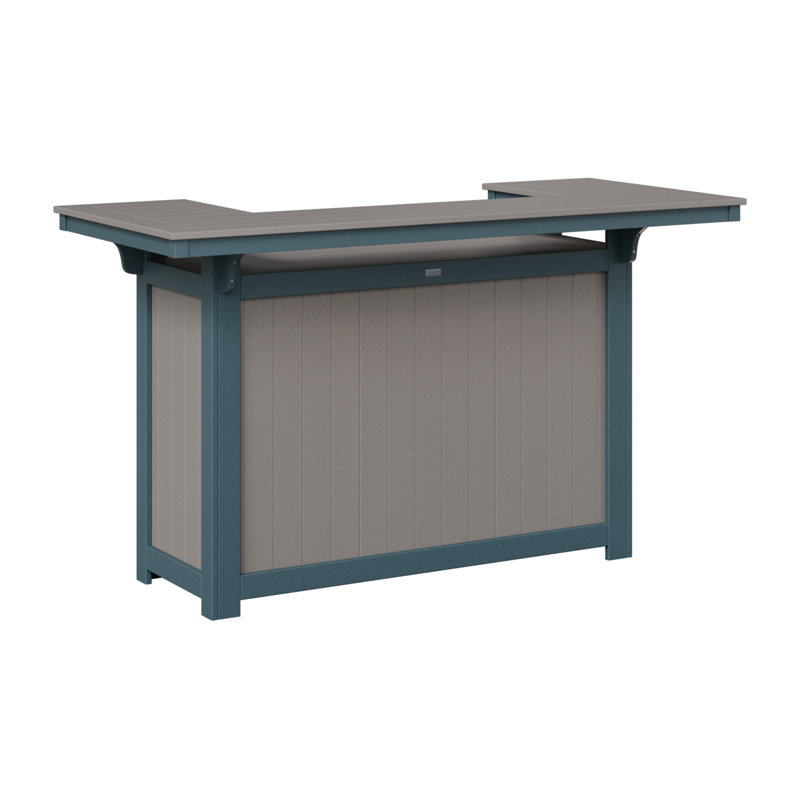 Berlin Gardens Outdoor Island, Slate, Light Gray