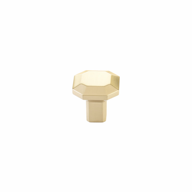 Riviera Bar Knob, Satin Brass