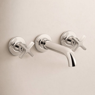 Castia Wall-Mounted Bath Faucet Trim