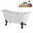 59" Streamline Clawfoot Tub,Tray,Drain, Clawfeet-101628978-102220278