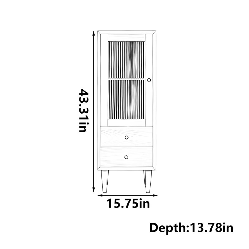 Kagan, (2 tablettes) H 43,31 po x l 15,75 po x P 13,78 po