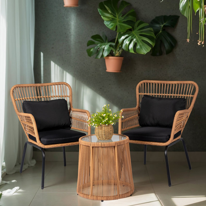 Dawna 3 Piece Seating Group with Cushions