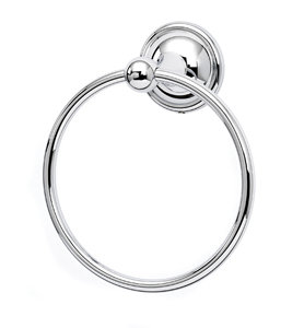 Yale Wall Mounted Towel Ring, Polished Chrome