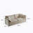 Modern Fabric Loveseat Sofa Couch