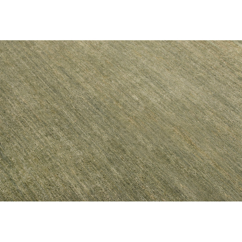 Hand Knotted Geometric Area Rug, Runner 3' x 12'