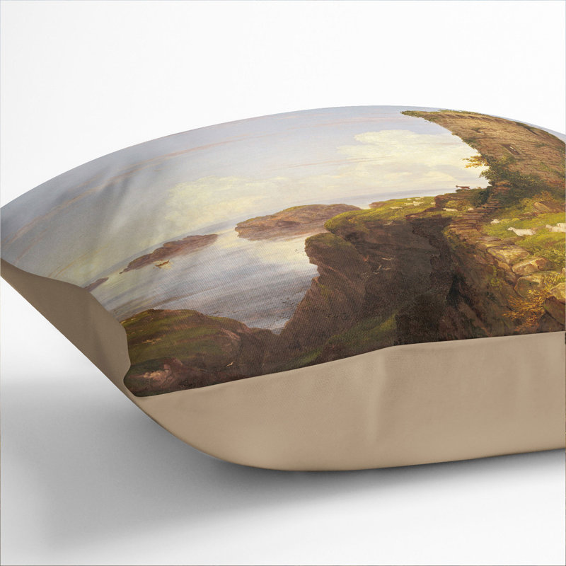 Square Cushion, 55cm H x 55cm W x 20cm D, Stone