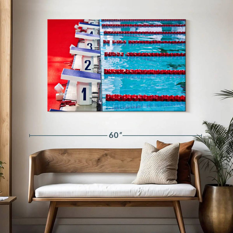 Sireci Swimming League, 32" H x 48" W