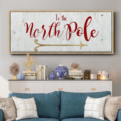 Pôle Nord - toile encadrée