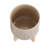 S/2 5/8" MESH PLANTER W/ STAND, TAN
