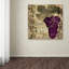 « vino italiano i » par la pâtisserie couleur, affiche rétro sur toile tendue-20091606