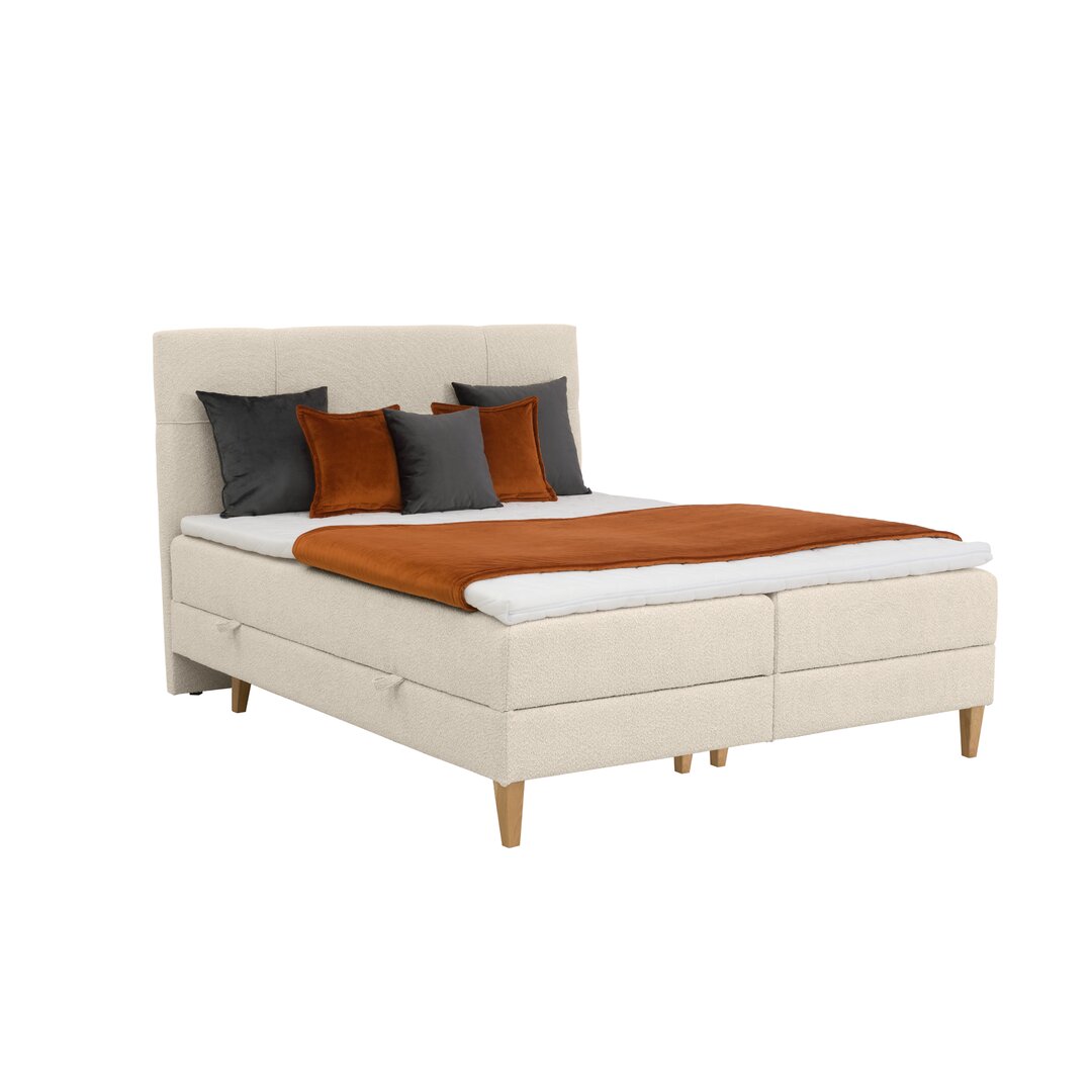 Boxspringbett Habil mit Topper und Bettkasten